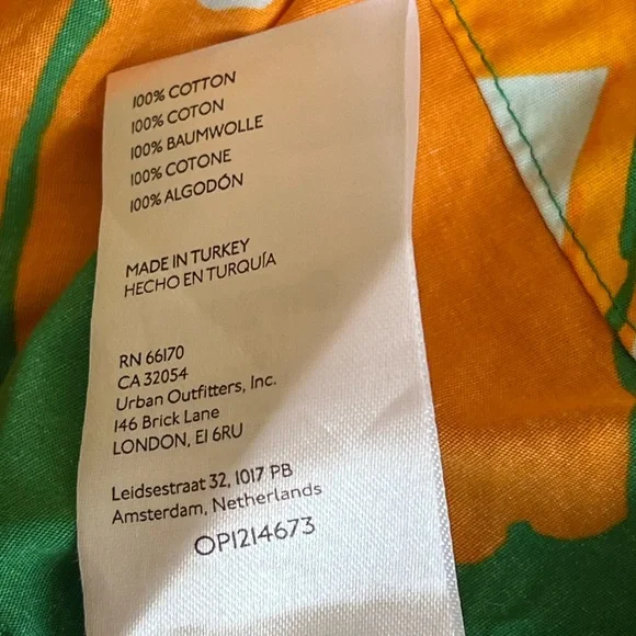 Anthropologie The Somerset Kelly Green Bright Floral - Picture 4 of 6